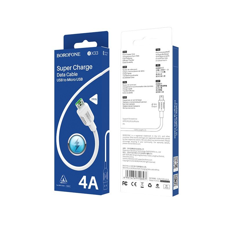 Câble de Charge Rapide BOROFONE BX33