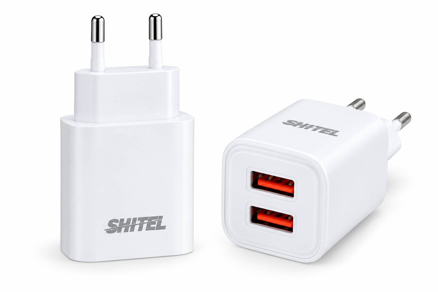Chargeur Secteur Double USB SHITEL