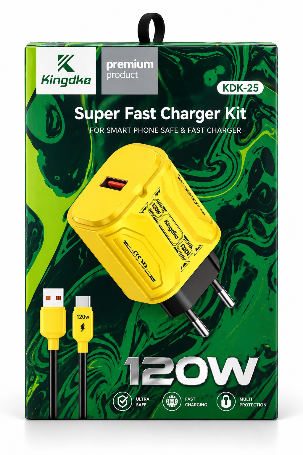 Chargeur Super Rapide Kingdko 120W