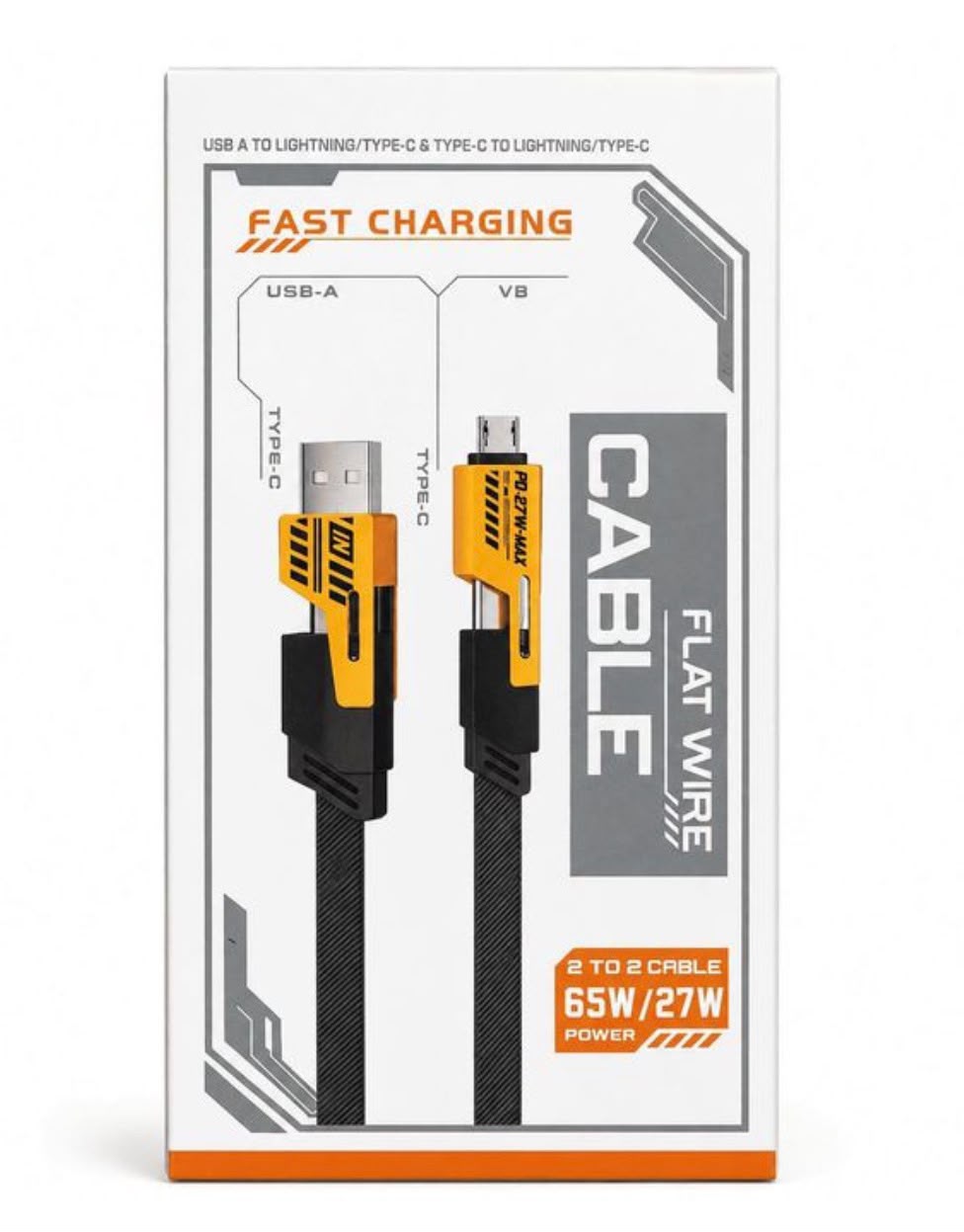 Câble de Charge Rapide 2-en-2