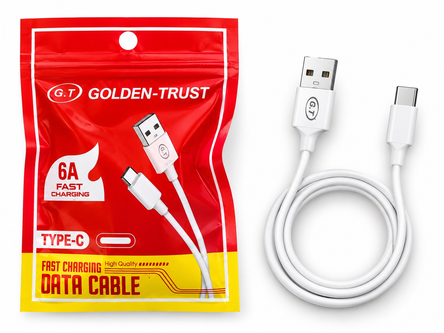 Câble de Charge Rapide G.T GOLDEN